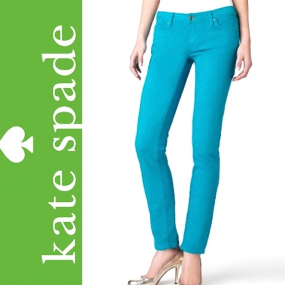 kate spade Denim - NWT KATE SPADE Broome Street Play Hooky Skinny Jeans, Women’s 28 blue/aqua/teal